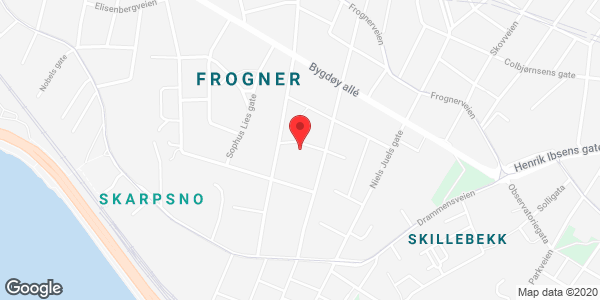 Kart Aleris Sykehus Frogner Oslo